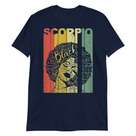 Women's Vintage Scorpio Black Queen Birthday Unisex T-Shirt