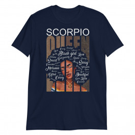 Scorpio Queen Black Unisex T-Shirt