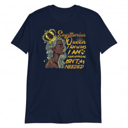 women's Sagittarius Queen Birthday Zodiac Unisex T-Shirt