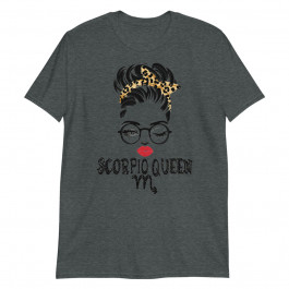 Scorpio Queen Woman Face Wink Eyes Lady Face Birthday Unisex T-Shirt