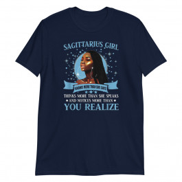 Sagittarius Girl Black Queen November Bday December Bday Unisex T-Shirt