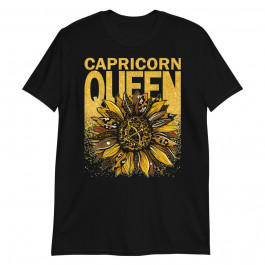 Capricorn Birthday Sunflower Leopard Costume Unisex T-Shirt