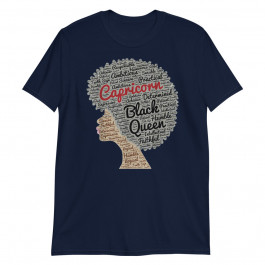 Capricorn Black Queen Birthday Unisex T-Shirt