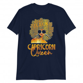 Black Women Afro Fair Art Capricorn Queen Capricorn Birthday Unisex T-Shirt