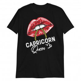 Capricorn Queen December January Birthday Sexy Lip Unisex T-Shirt