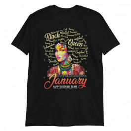 Capricorn African Pride Queen was Born in January Birthday Unisex T-Shirt