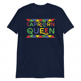 Women's Capricorn Queen Birthday Black African Pride Zodiak Unisex T-Shirt