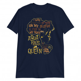 Women's Aquarius Queen Birthday Zodiac Costume Unisex T-Shirt