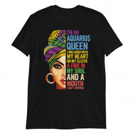 Gift for Aquarius Women January February Queen Tank Unisex T-Shirt