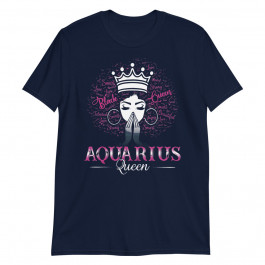 Black Women Aquarius Queen February Birthday Unisex T-Shirt