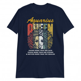 Aquarius Queen Birthday Unisex T-Shirt