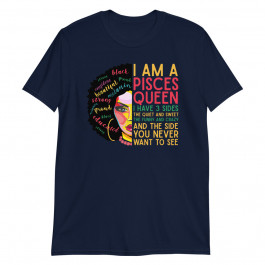 Womens Birthday Gifts for Pisces Zodiac Women Black Girl Magic Unisex T-Shirt