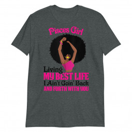 Pisces Girl Black Girl Afro Woman Zodiac Signs Horoscopes Tank Unisex T-Shirt