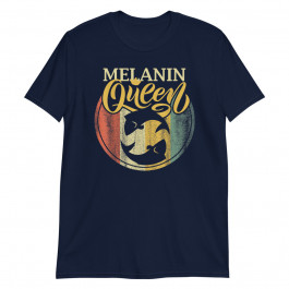 Pisces Black Queen Melanin March Birthday Unisex T-Shirt